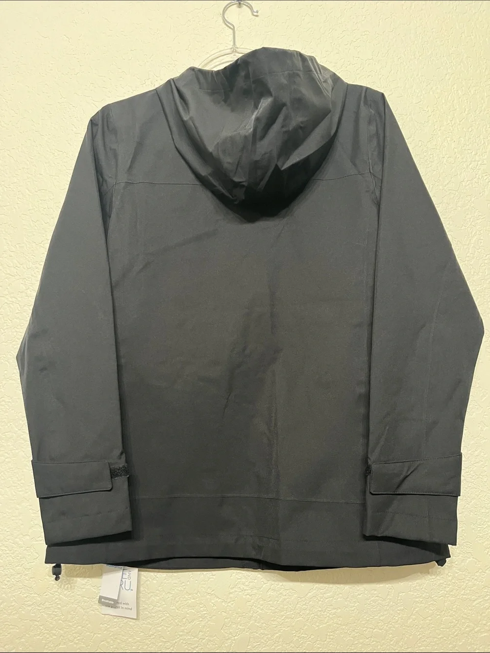 Time and Tru Black Hooded Women's Size XS Raincoat